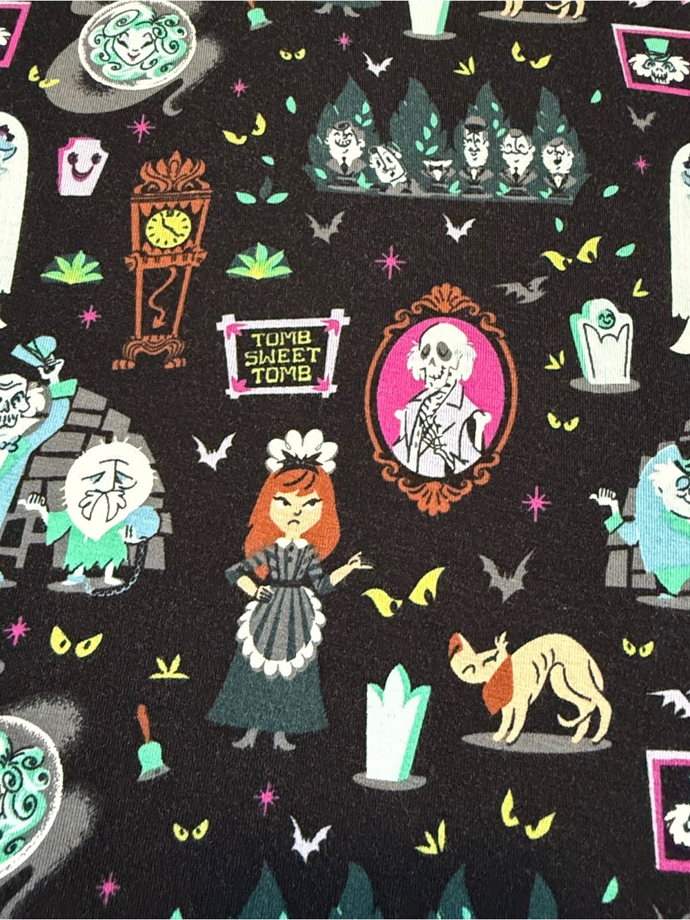 Disney Haunted Mansion maruyama 50th anniversary women’s top size Large EUC cute - Picture 8 of 11